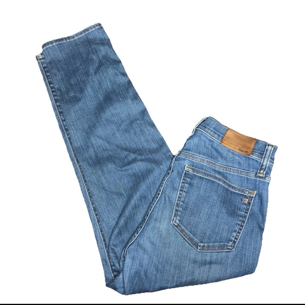 Madewell Stovepipe Jeans Womens Size 26 Dark Wash High Rise Denim Preppy Casual
